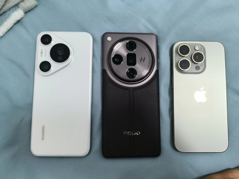 华为oppo苹果手机选哪个？iPhone15pro，OPPOfindx7ultra，华为pura70pro哪款好