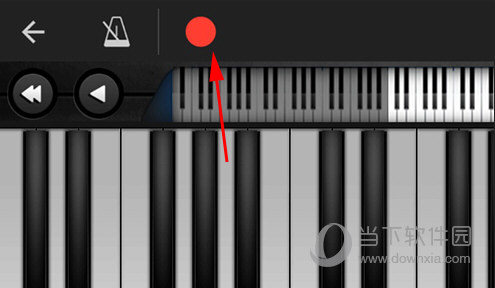 完美钢琴录音按钮